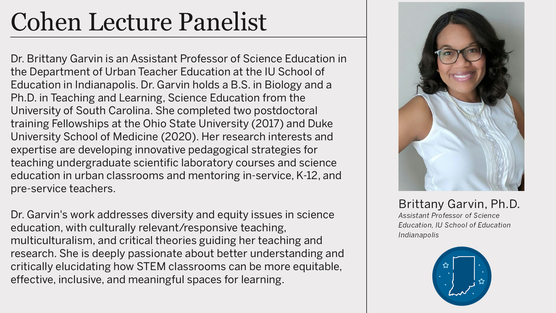 Cohen Lecture Slide 5