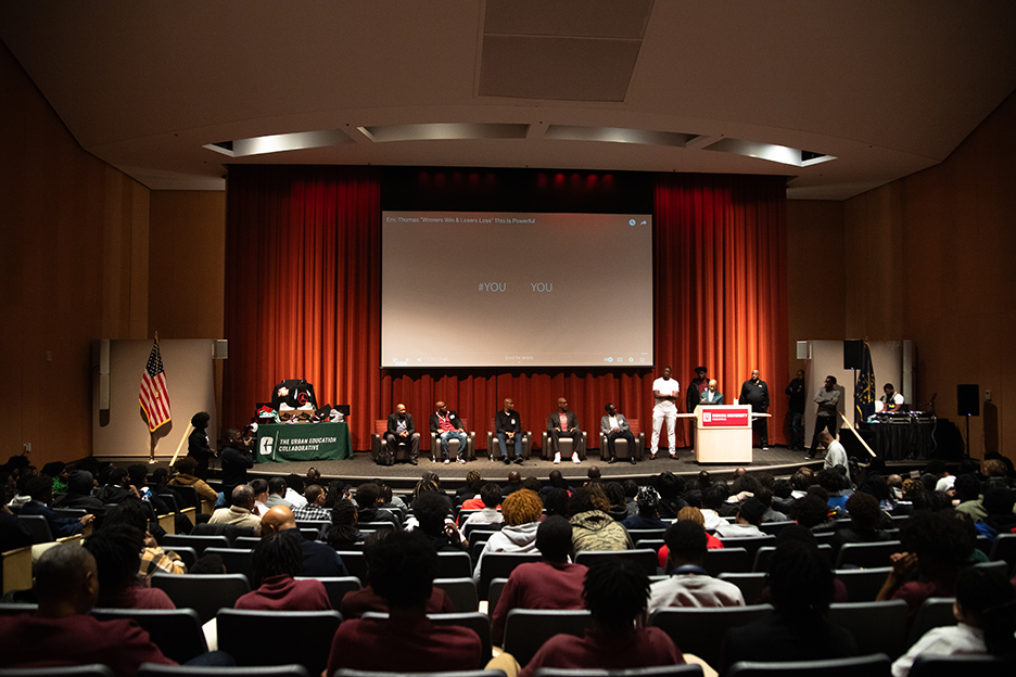 Open Court Male Youth Summit and panel